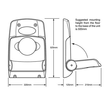 Magrini Wall Mounted Stay Safe Baby Seat :: Sports Supports | Mobility