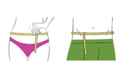 waist measurement guide (womens and mens)