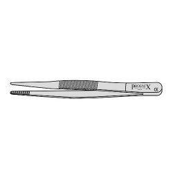 Continental Pattern Dissecting Forceps With Serrated Jaws And Narrow End 140mm Straight (Pack of 10)