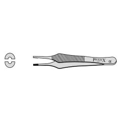 Adson Browne Dissecting Forceps With Serrated Jaws 130mm Straight