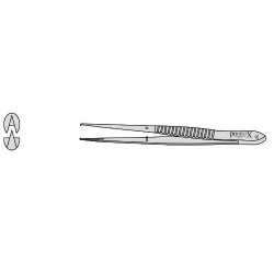 Gillies Dissecting Forceps With 1 Into 2 Teet 150mm Straight (Pack of 10)