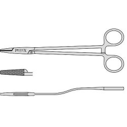 Birmingham Hospital Pattern Needle Holder With Curved Shanks And Box Joint 200mm Straight