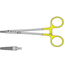 Mayo Hegar Needle Holder With Tungsten Carbide Jaws And Box Joint 130mm Straight