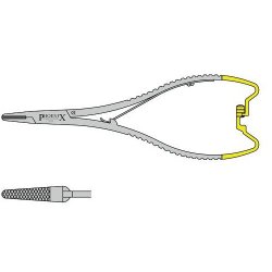 Mathieu Needle Holder With Tungsten Carbide Jaws And Box Joint 170mm Straight