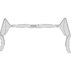 Morris Retractor Double Ended 60mm Wide X 65mm Wide and 70mm Deep 230mm