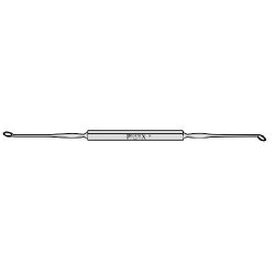 Barker Aural Curette Straight Double Ended 170mm Straight