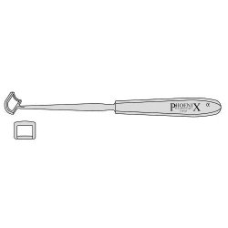 Beckmann Adenoid Curette Size 0 With Hollow Handle 8mm 210mm