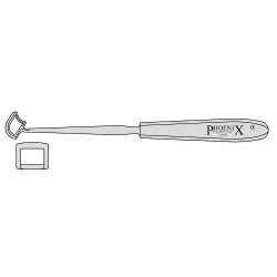 Beckmann Adenoid Curette Size 1 With Hollow Handle 10mm 210mm