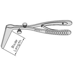 Killian Nasal Speculum Blade 64mm Length. Screw Joint And Side Locking Screw 130mm