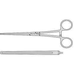 Schoemaker Ogilvie Clamp For Hemisphincterectomy With Hollow Blades And Box Joint 155mm Straight