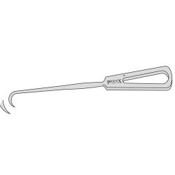 Kocher Bone Hook Sharp Pointed With A Fenestrated Handle 250mm