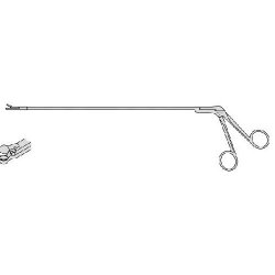 Chevalier Jackson Vocal Nodule Endoscope Forceps With Crocodile Action And A Straight Cup Jaws 400mm Effective Shaft Length