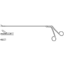 Mini Patterson Endoscope Forceps With Crocodile Action Oval Cutting Jaws 450mm Effective Shaft Length