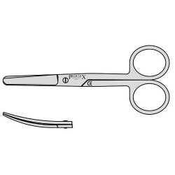 Dressing Scissors Blunt / Blunt 130mm Curved (Pack of 10)
