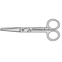 Scissors With Clip For Dressing Sharp / Blunt 130mm Straight (Pack of 10)