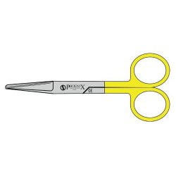 Dressing and Stitch Scissors With Tungsten Carbide Jaws Sharp / Blunt 150mm Straight