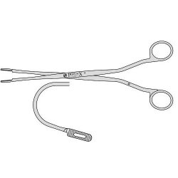 Randall Renal Calculus Forceps Fenestrated Jaws With A Deep Retro Curve And A Screw Joint 180mm