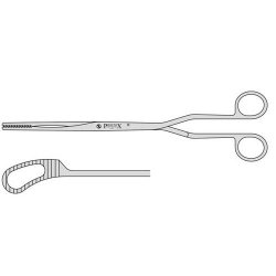 Bierer Ovum Forceps With Fenestrated Serrated Jaws And A Screw Joint 280mm