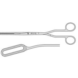 Sopher Ovum Forceps With Fenestrated Jaws Curved With A Screw Joint 285mm