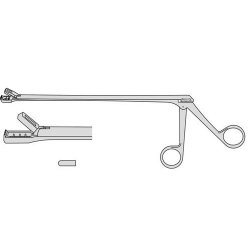 Kevorkian Biopsy Punch For Gynaecology Crocodile Action 260mm Effective Length Complete Straight Cut 3 x 10mm 260mm