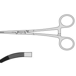 Grey Turner Artery Forceps With Box Joint 140mm Curved