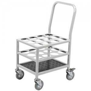 Bristol Maid 12-Cylinder Bulk Transportation Trolley for D and E Cylinders