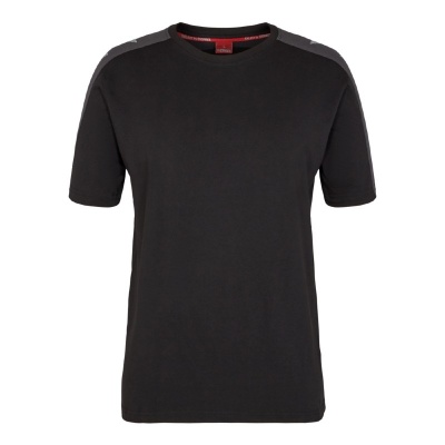 Engel Galaxy Black Moisture Wicking T-Shirt with Reflective Shoulders