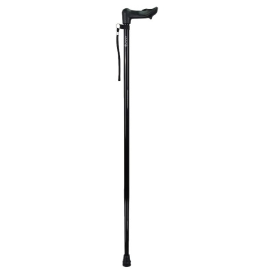 Extra Strong and Long Walking Stick with Anatomical Handle and Wrist Strap (Right Hand)
