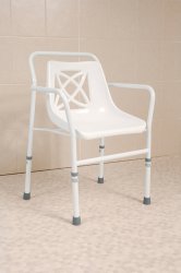 Height Adjustable Economy Shower Chair
