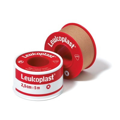 Leukoplast Fixation Tape for Non Sensitive Skin (2.5cm x 5m Roll)