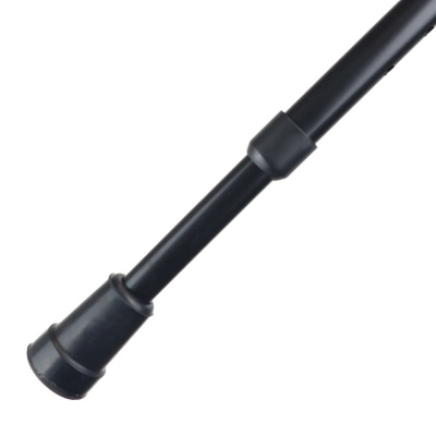 Ossenberg Black Comfort-Grip Fischer Handle Walking Stick (Right Hand)
