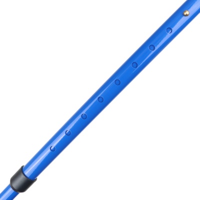 Ossenberg Blue Comfort-Grip Fischer Handle Walking Stick (Right Hand)