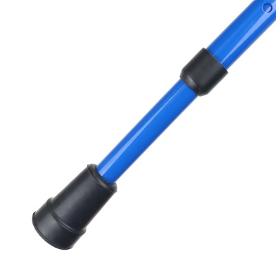 Ossenberg Blue Comfort-Grip Fischer Handle Walking Stick (Right Hand)