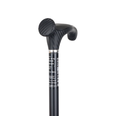 Ossenberg Crutch Handle Adjustable Black Walking Sticks for Arthritis (Pair)
