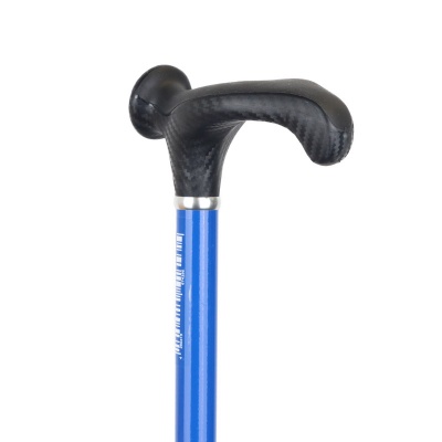 Ossenberg Crutch Handle Adjustable Blue Walking Stick for Arthritis (Right Hand)
