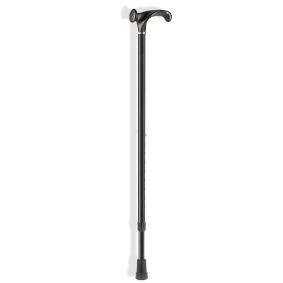 Ossenberg Crutch Handle Adjustable Black Walking Stick for Arthritis (Left Hand)