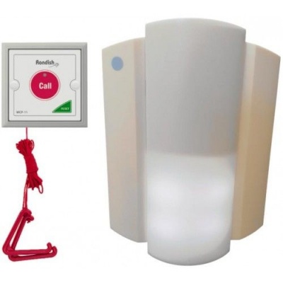 Wireless Pull Cord Disabled Bathroom and Toilet Alarm System