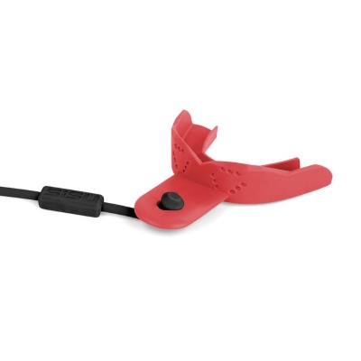 SISU 3D Tether Mouthguard for Sports (Intense Red)