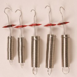 Set Of Helical Springs For Hooke&Lsquos Law
