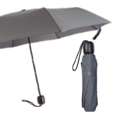 Ziggy Slate Grey Mini Compact Folding Travel Umbrella