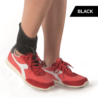 Affix Black Adjustable Ankle Brace