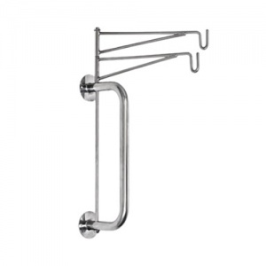 Bristol Maid Wall-Mounted Two-Hook Infusion Bag Holder