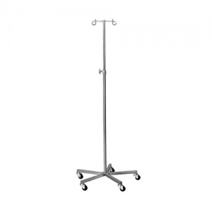 Bristol Maid Four-Hook Stainless Steel Infusion Stand