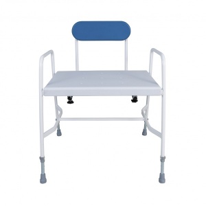 Cefndy Bariatric Adjustable Height Shower Stool with Back Support