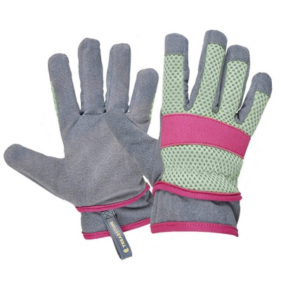 ClipGlove Cool Rigger Ladies' Padded Faux-Suede Outdoor Work Gloves