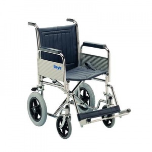 Days Chrome-Plated Attendant Propelled Wheelchair