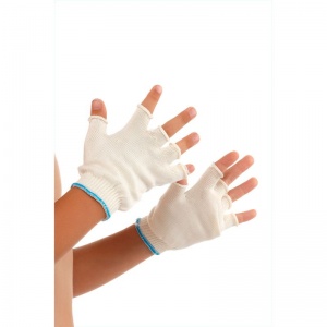 DermaSilk Child's Hypoallergenic Fingerless Silk Gloves