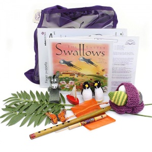 Easter Swallows Sensory Toy Story Book