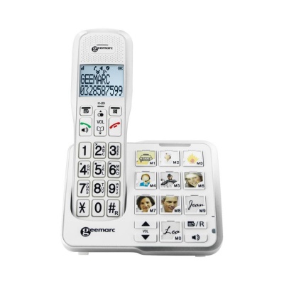Geemarc AmpliDECT 595 Amplified Cordless Phone Twin Set