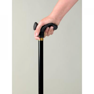 Homecraft Black Contoured Grip Walking Stick
